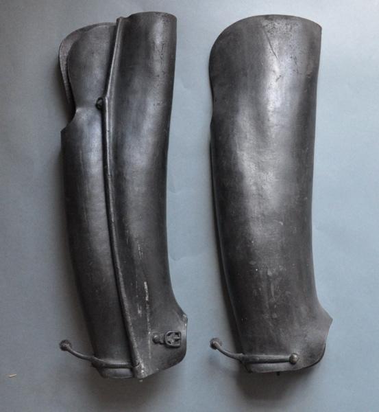 1 paire de sangles d'éperon vintage en cuir de vache avec
