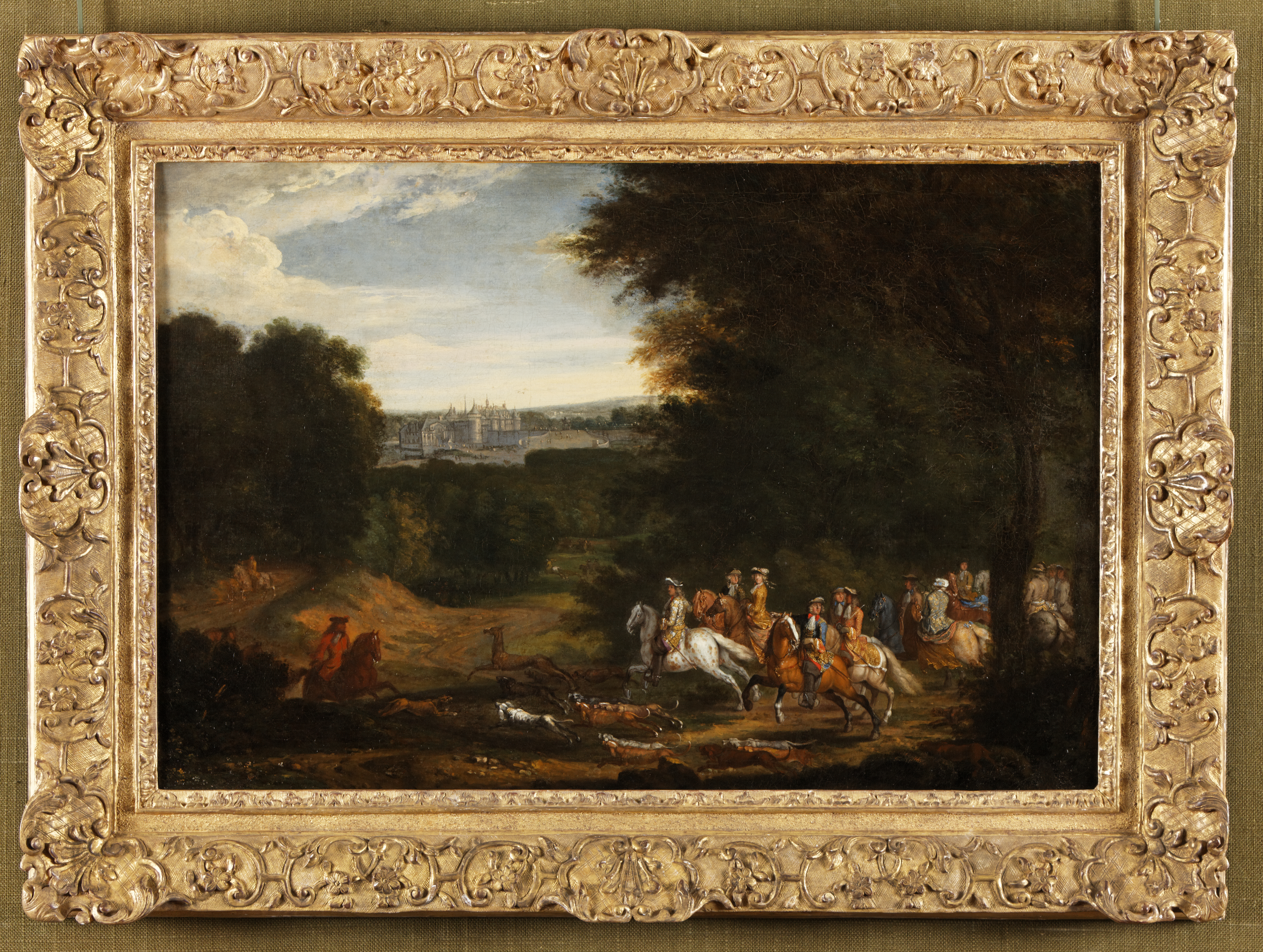 Chasse de Louis XIV à Chantilly, Pierre Denis Martin, 1671-1693