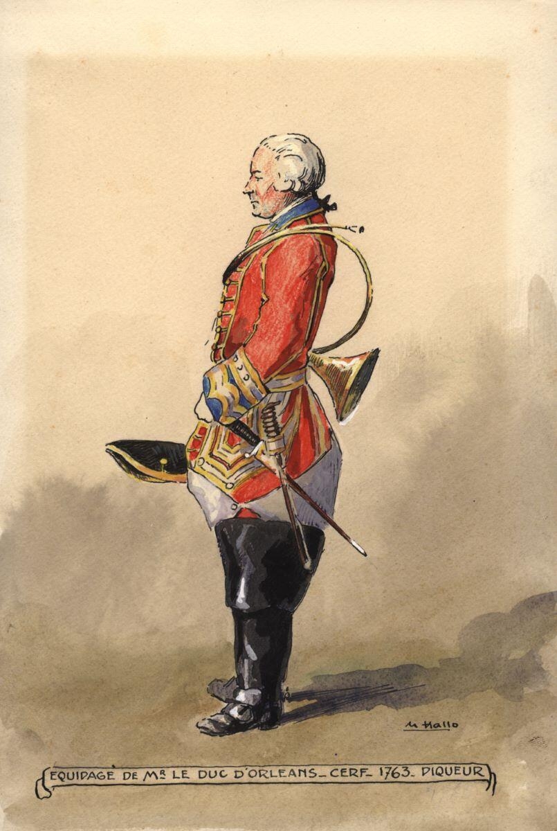 Piqueux de l'éQUIPAGE Du DUC D’ORLéANS, 1763_0