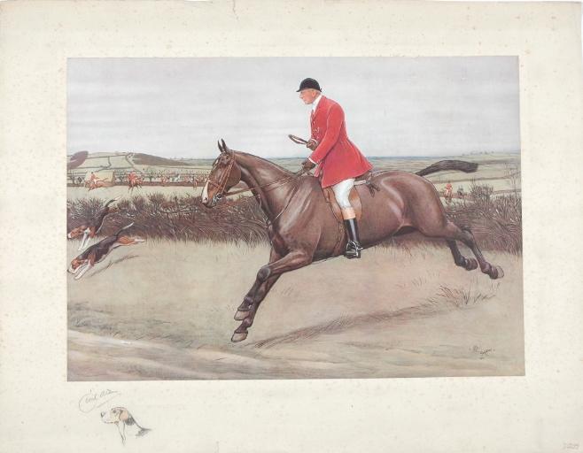 Hunting Countries of England, The Earl of Lonsdale, Master of the Quorn, Cecil Charles Windsor Aldin, 1912-1913
