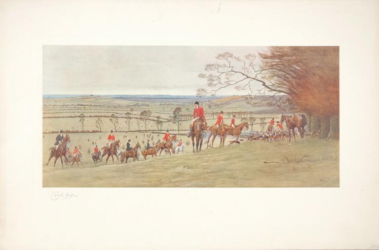 Hunting countries of England, The Warwickshire, Cecil Charles Windsor Aldin, 1912-1913