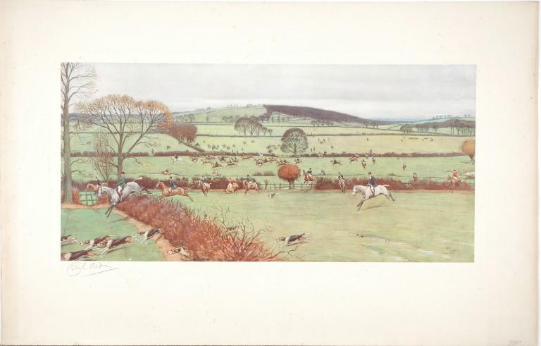 Hunting Countries of England, Duke of Beaufort's, Cecil Charles Windsor Aldin, 1912-1913