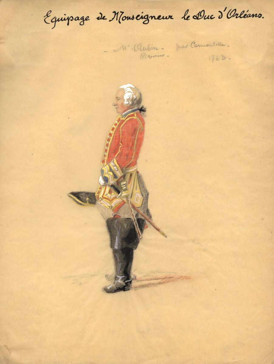 M. Aubin, équipage de monseigneur le duc d’Orléans, Charles-Jean Hallo