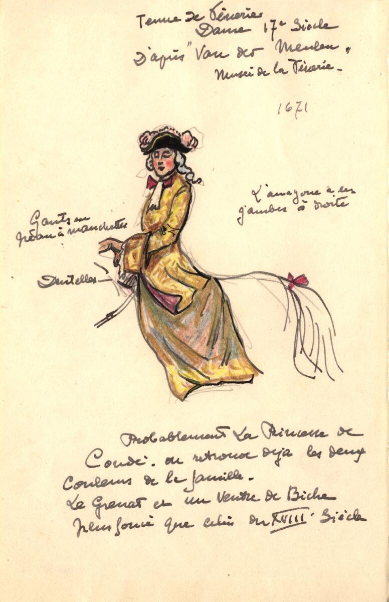 Tenue de dame 1671, Charles-Jean Hallo