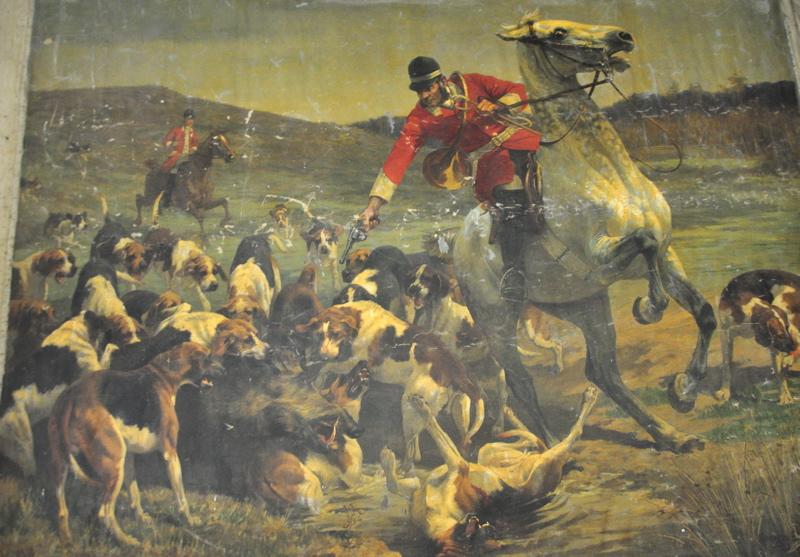 Chasse au sanglier, Georges Busson, 1ère moitié 20e siècle