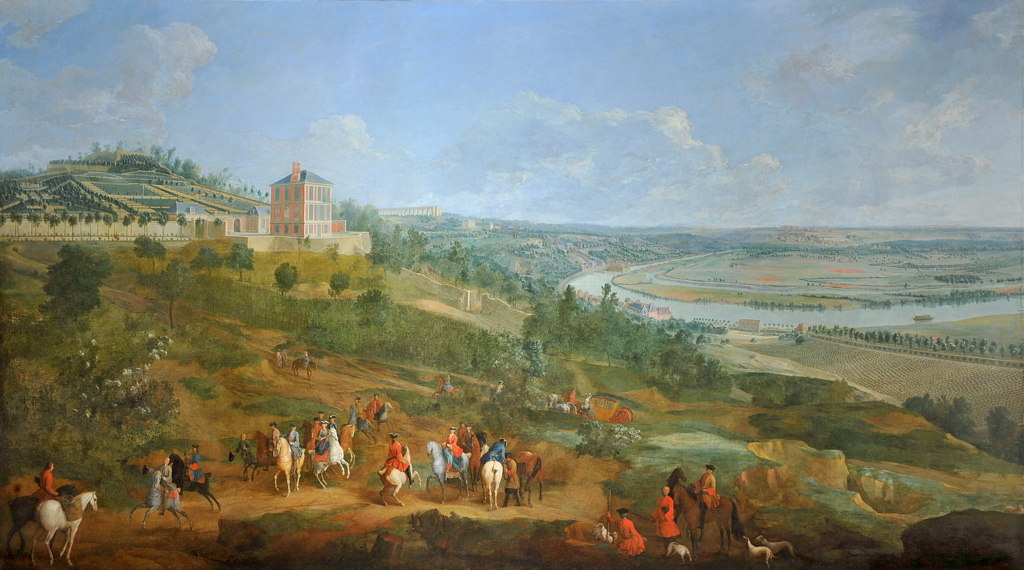 Rendez-vous de chasse à Bougival, Pierre-Denis Martin, 1725-1739