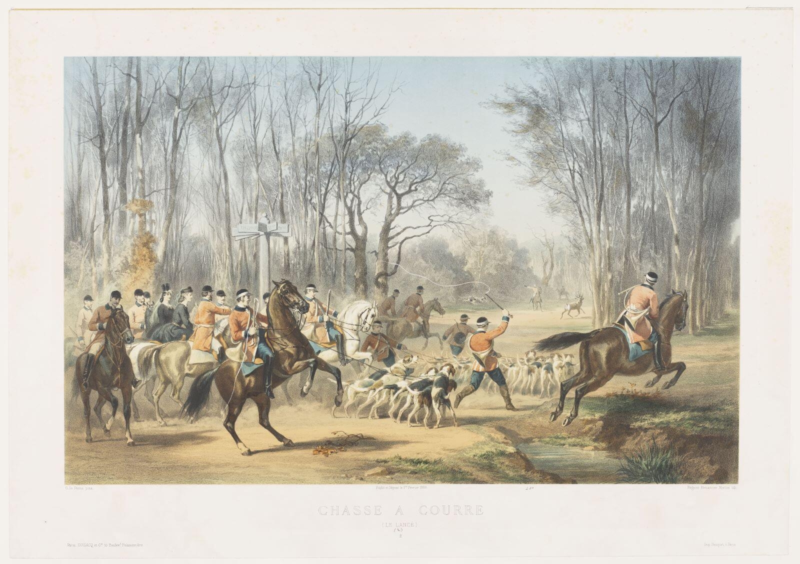 Chasse à courre : le lancé, Charles-Olivier De Penne