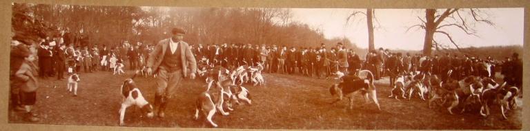 Photographie d'un album de 26 photographies. Equipage de Chantilly. La curée_0