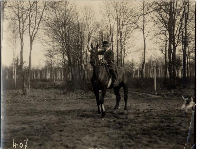 Maître d'équipage à cheval sonnant, Philippe de Rozycki, 4e quart 19e siècle, 1er quart 20e siècle