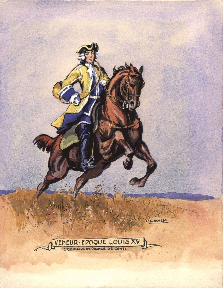 Veneur, époque Louis XV, Charles-Jean Hallo