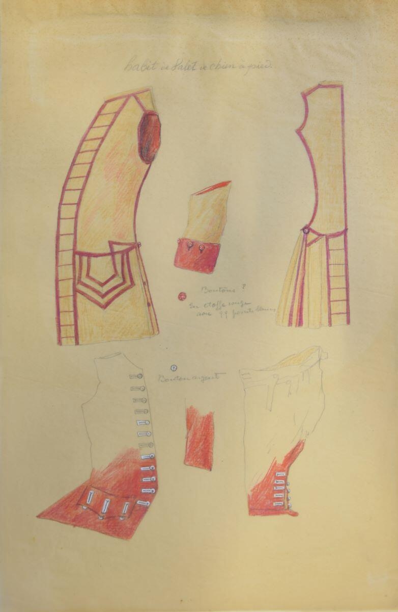 Habit de valet de chien à pied ; équipage du prince de Condé, Charles-Jean Hallo