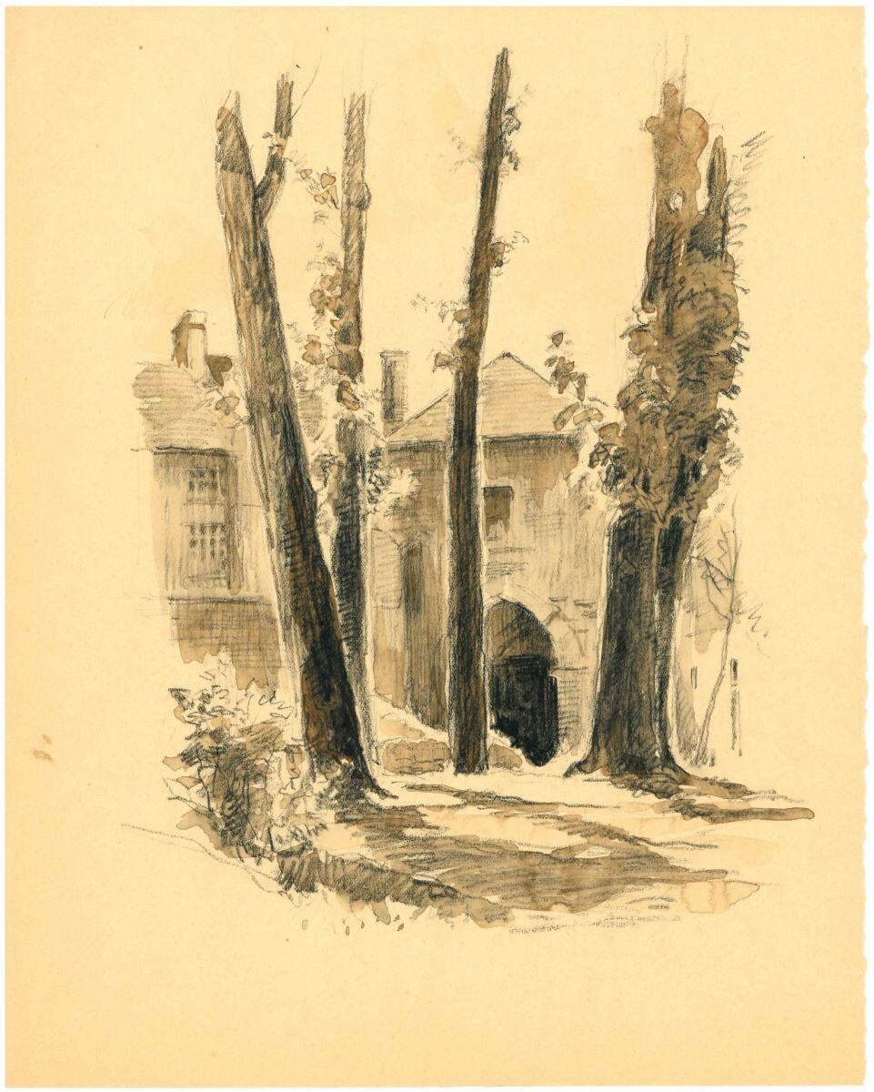 Parc du Château royal à Senlis (Oise), Charles-Jean Hallo