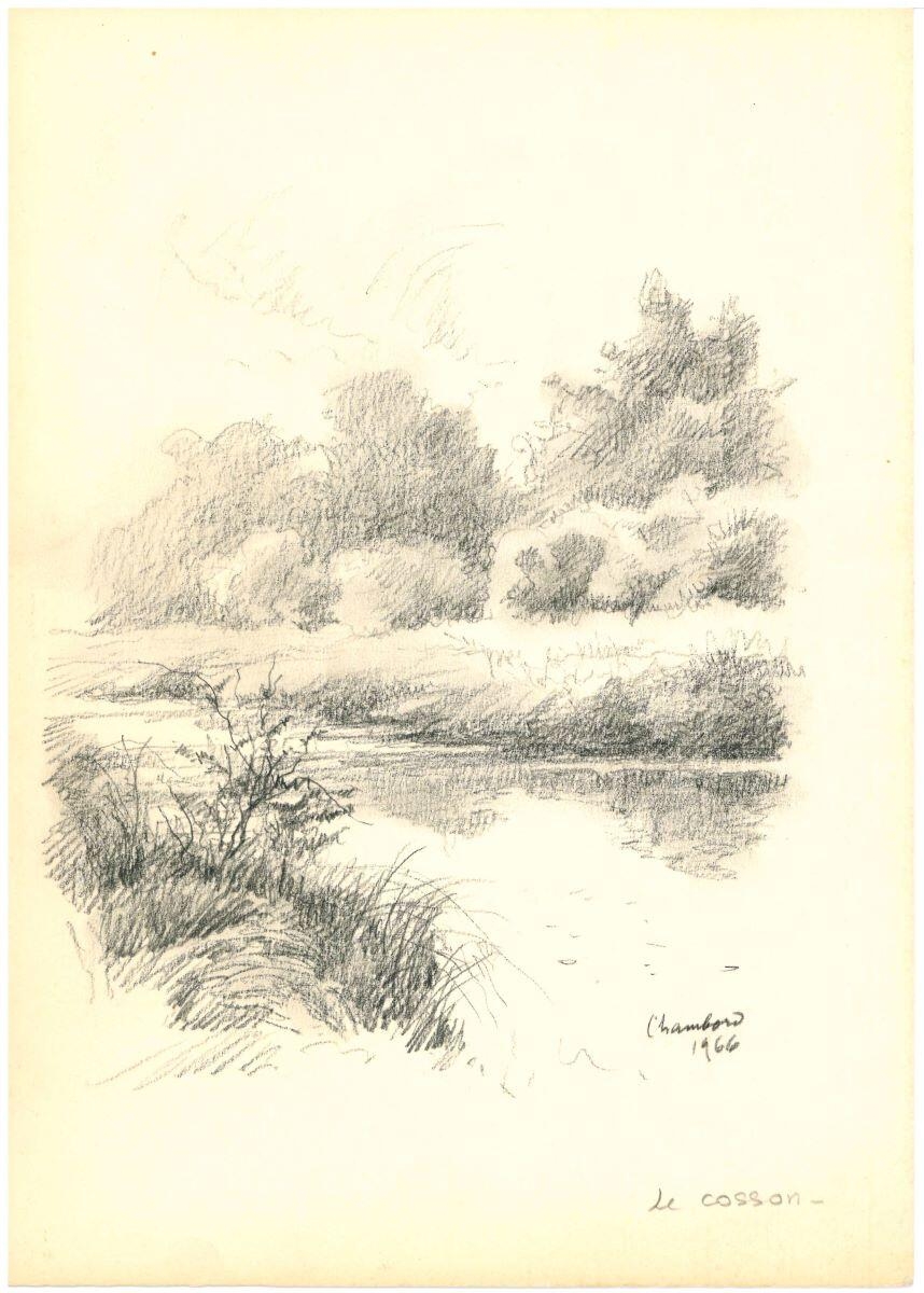 Le Cosson (Chambord), Charles-Jean Hallo, 1966