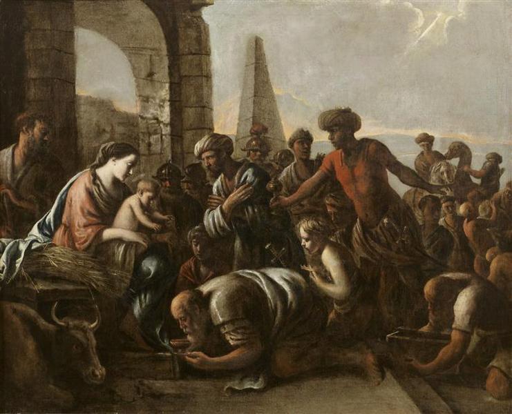 Adoration des mages, Mathieu Le Nain, 17e siècle