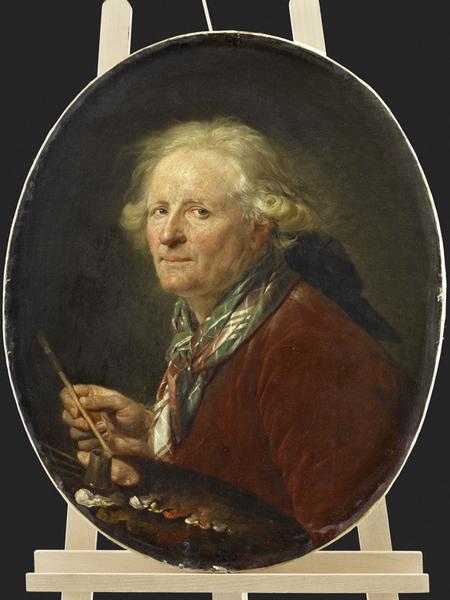 Autoportrait, Nicolas-Bernard Michel Lépicié, 2e moitié 18e siècle