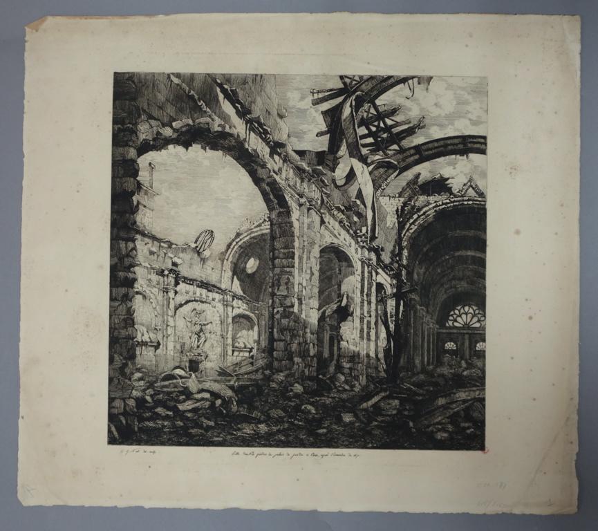 Salle des pas perdus du Palais de Justice à Paris, Gabrielle Marie Niel, 2e moitié 19e siècle