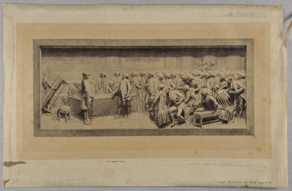 Séance du 23 juin 1789 des états-généraux, Etienne Gabriel Bocourt, 2e moitié 19e siècle