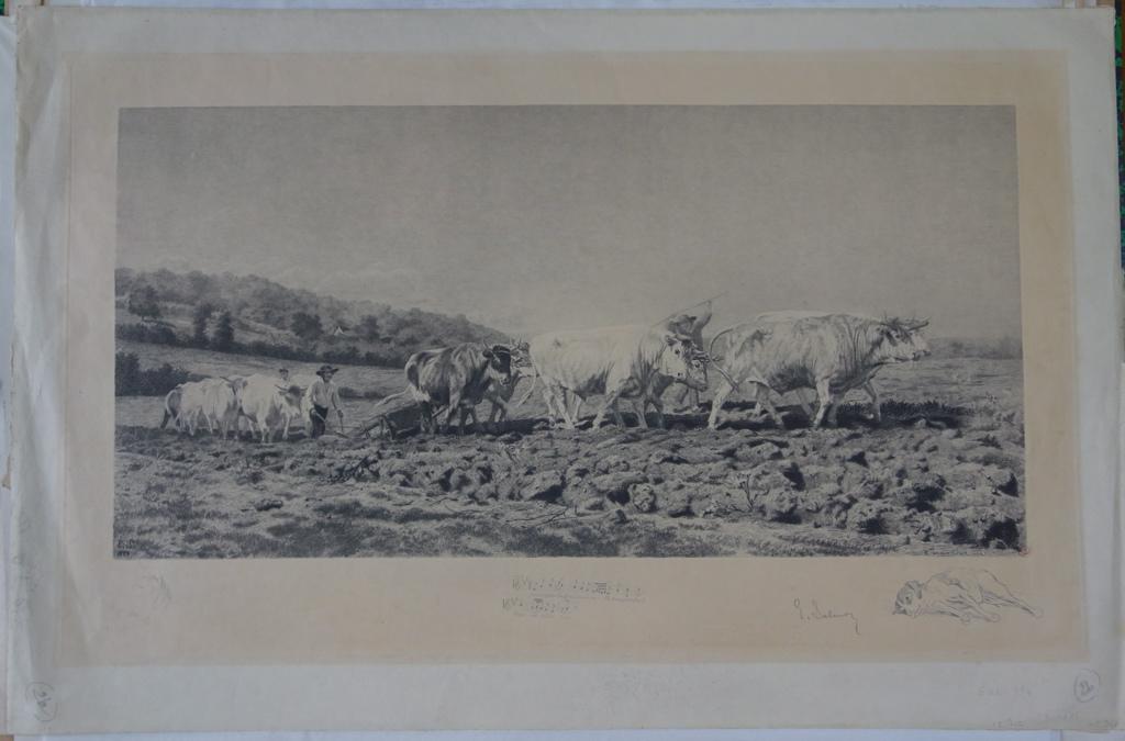 Le labourage nivernais, Émile Frédéric Salmon, 1889