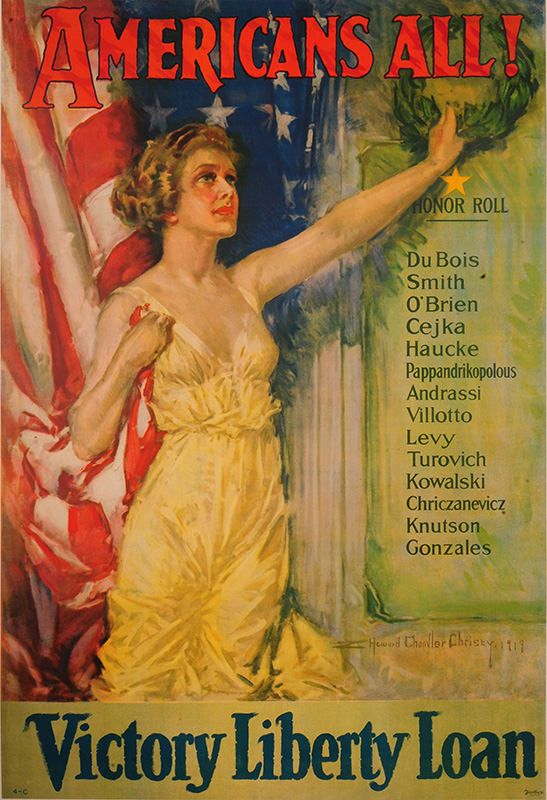 Americans All ! Victory Liberty Loan, Howard Chandler Christy, 1919