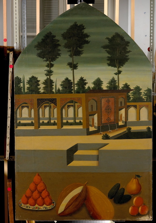 Vue sur jardin, 4e quart 18e siècle, 1er quart 19e siècle