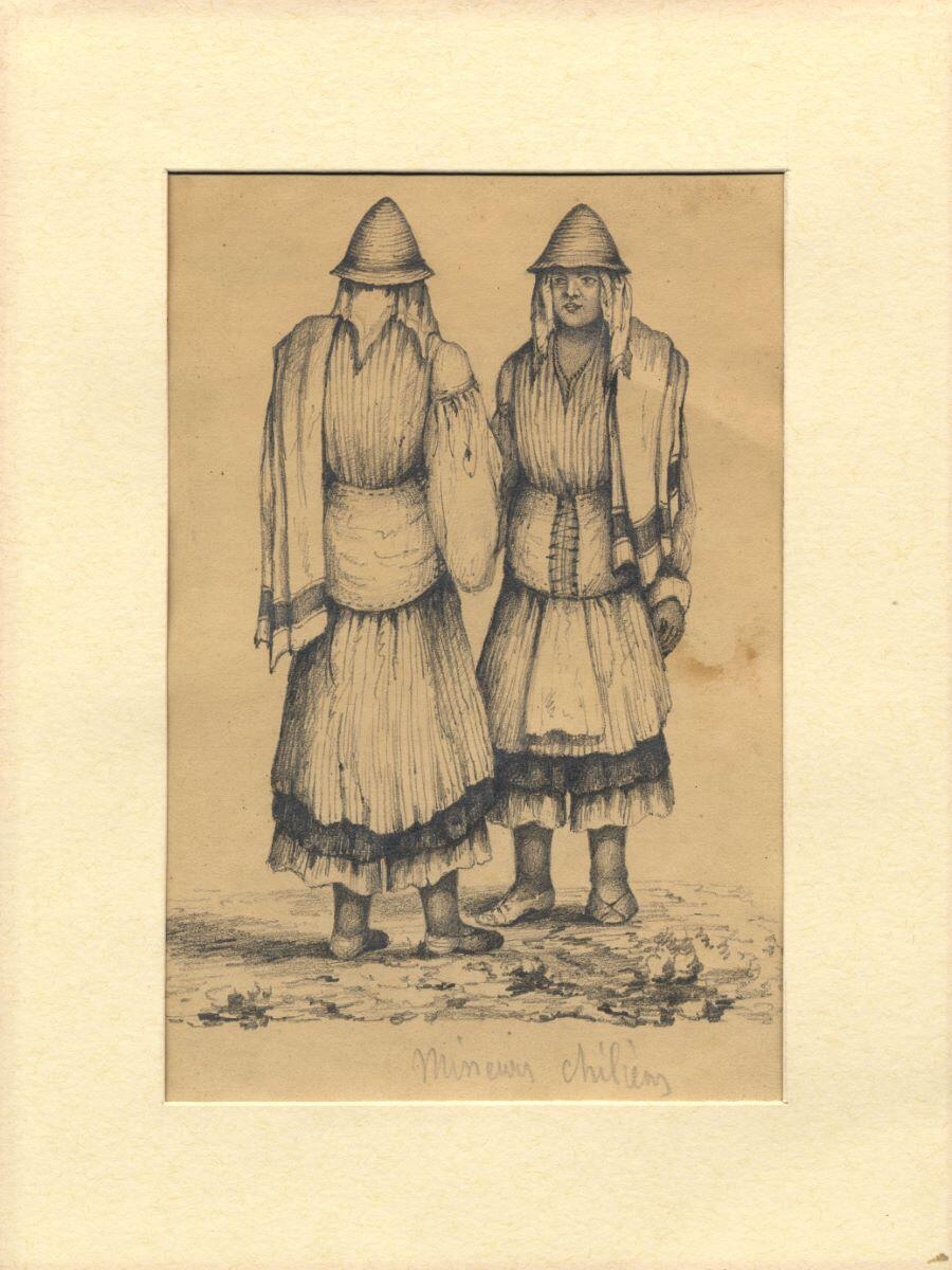 Mineurs chiliens, Adèle de Dombasle, 1848