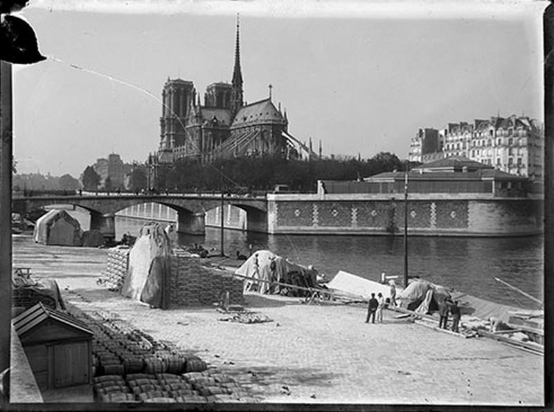 Paris, quai de marchandises, Gaston Bouzanquet, 1890 entre,1914 et