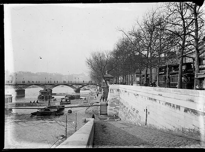 La passerelle des Arts, Gaston Bouzanquet, 1890 entre,1914 et