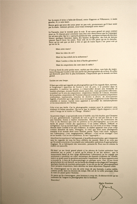 Camargue secrète, Lucien Clergue, 4e quart 20e siècle