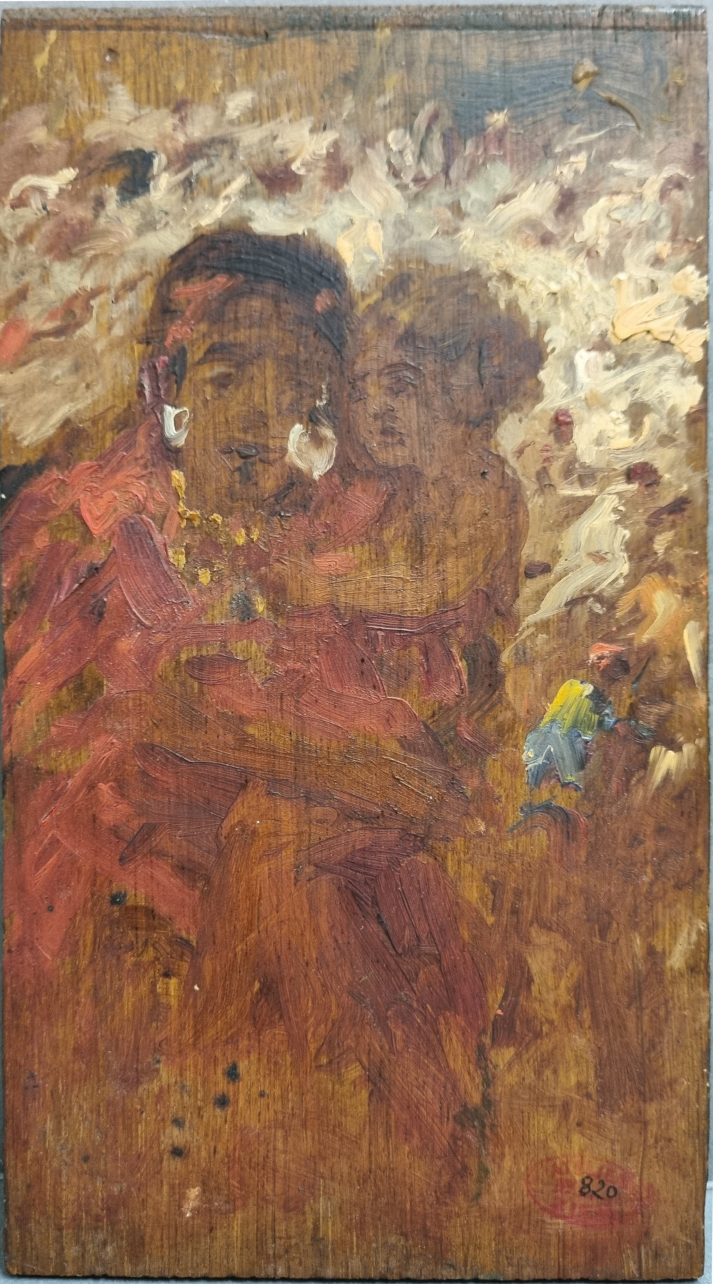Femme arabe et son enfant_0