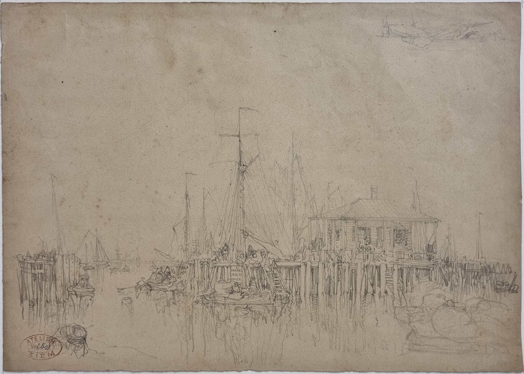 Venise (?), maison sur pilotis_0