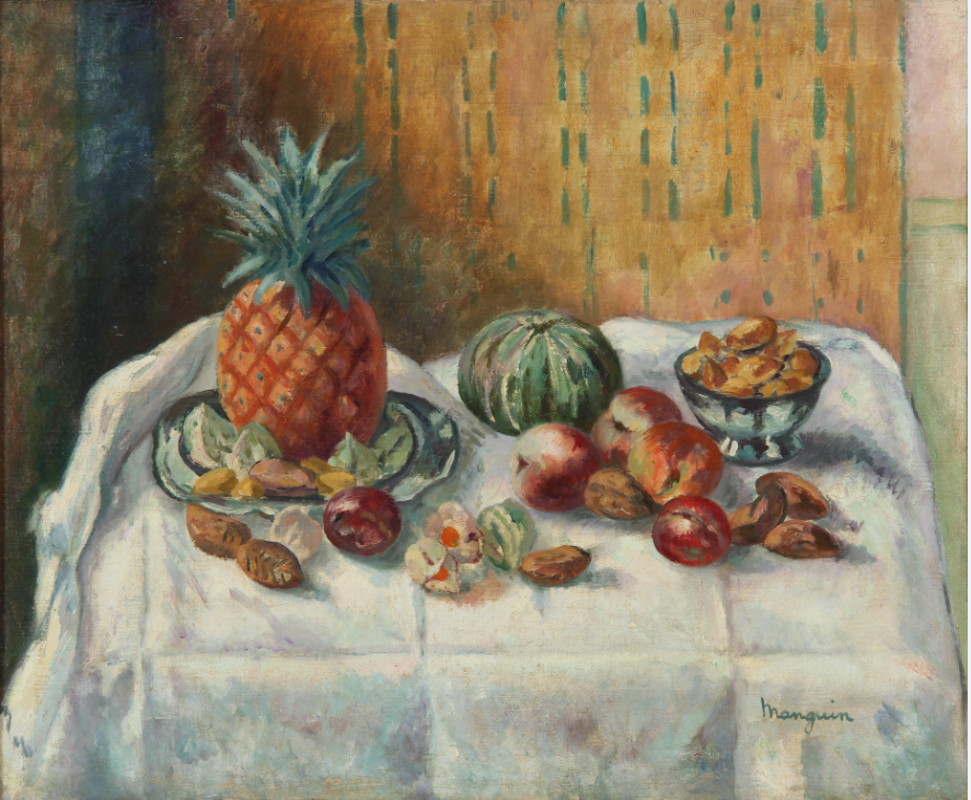 Nature morte à l'ananas, Henri Manguin, 1929