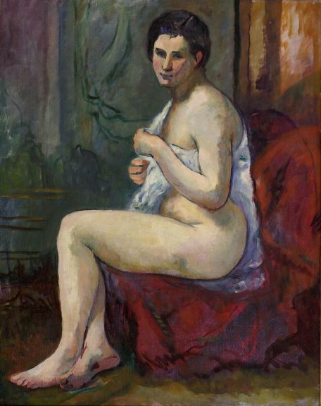 Nu assis ou le repos du modèle (Jeanne Manguin), Henri Manguin, 1907