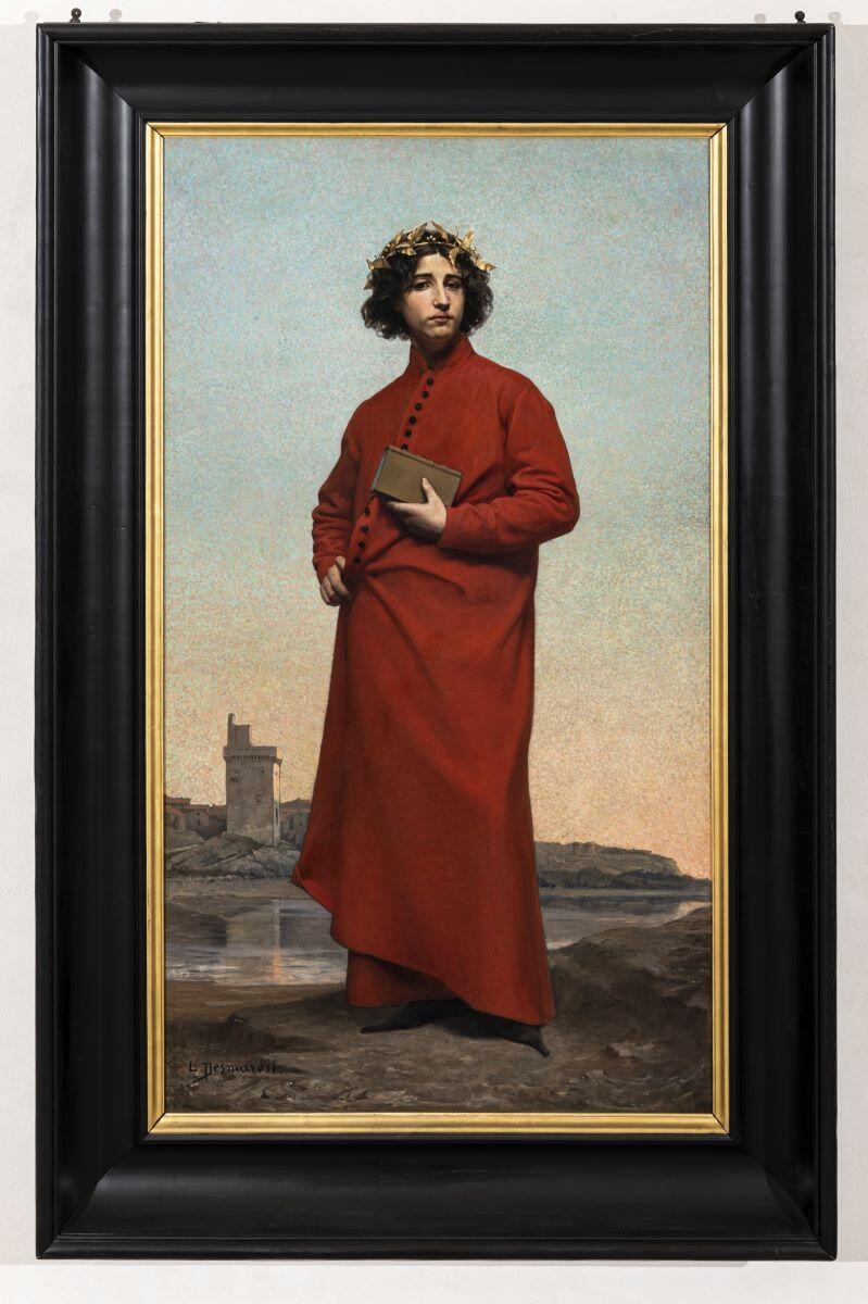 Pétrarque sur les bords du Rhône — Louis Desmarest