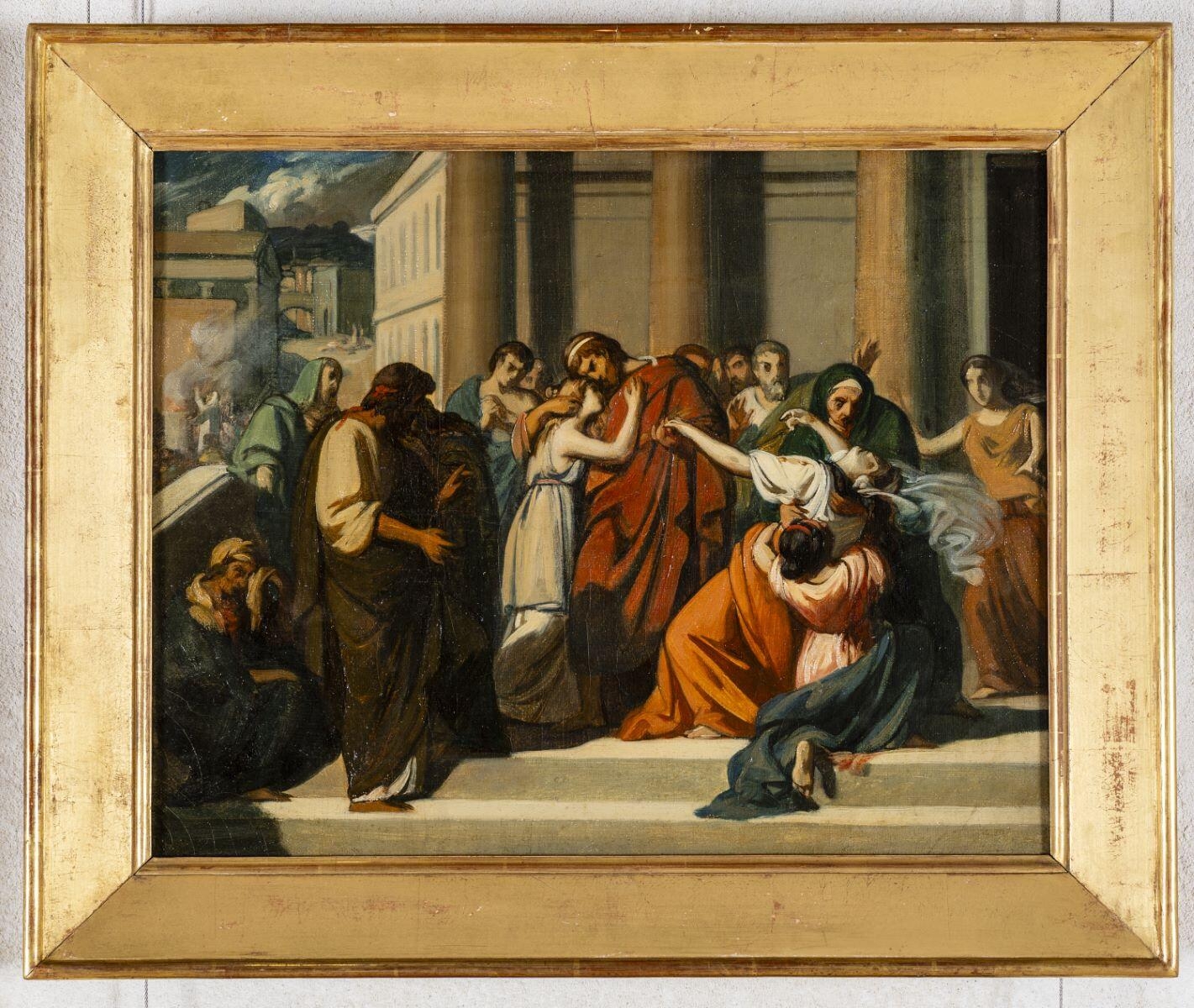 Oedipe se séparant de Jocaste, Alexandre Cabanel, 1843