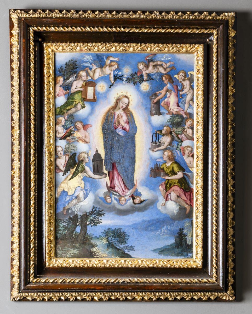 Vierge de l'Immaculée Conception, Jacopo Zucchi, 4e quart 16e siècle, 1er quart 17e siècle