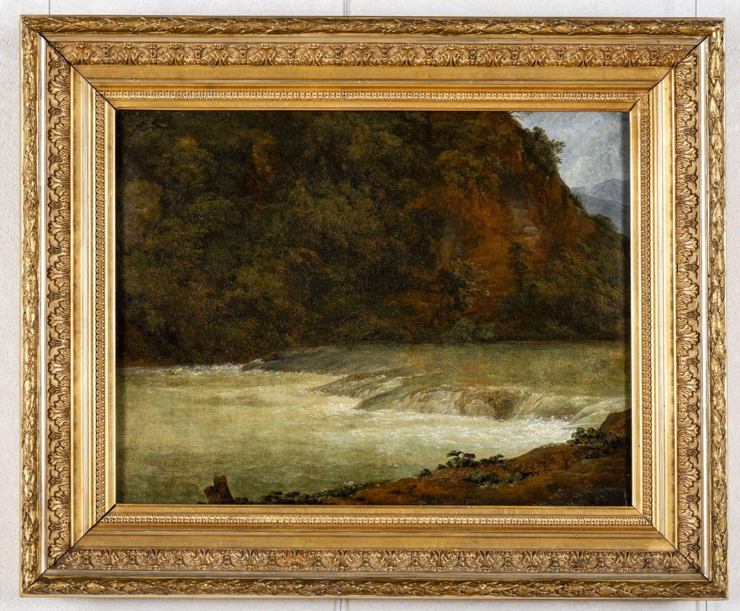 Etude d'eau tombant en cascade, Jean Joseph Xavier Bidauld, 1er quart 19e siècle