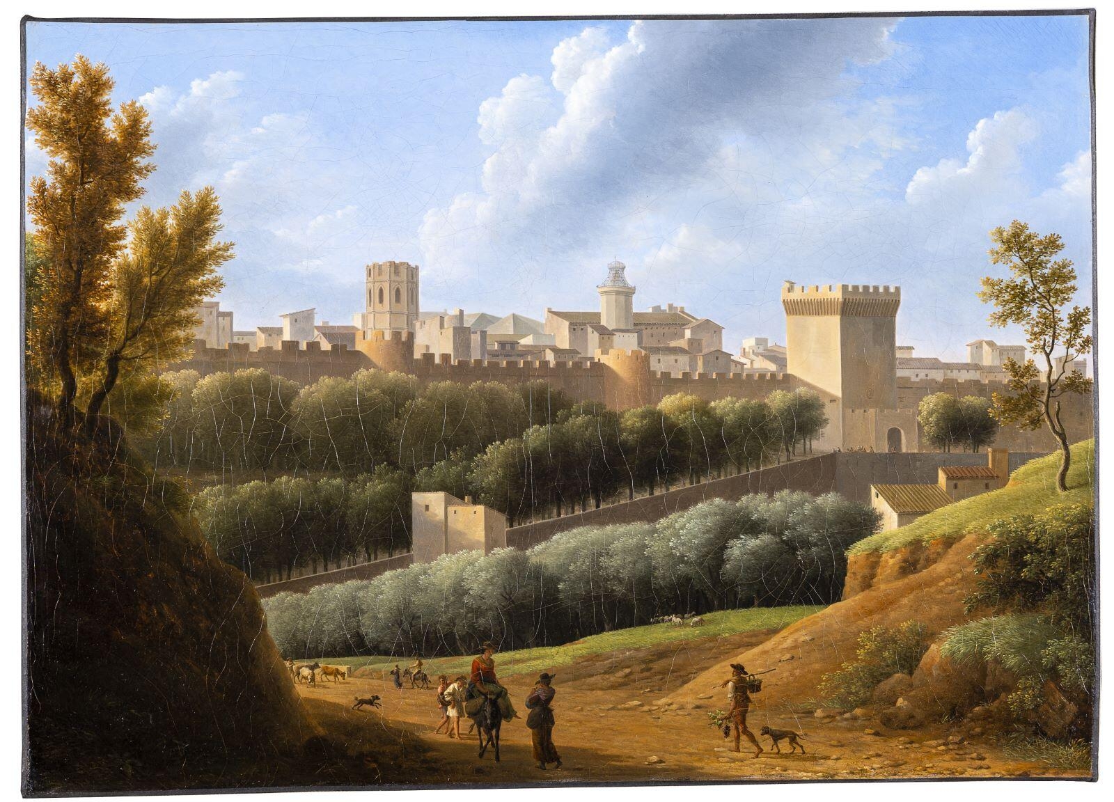 Carpentras, côté nord, Jean Joseph Xavier Bidauld, 1809
