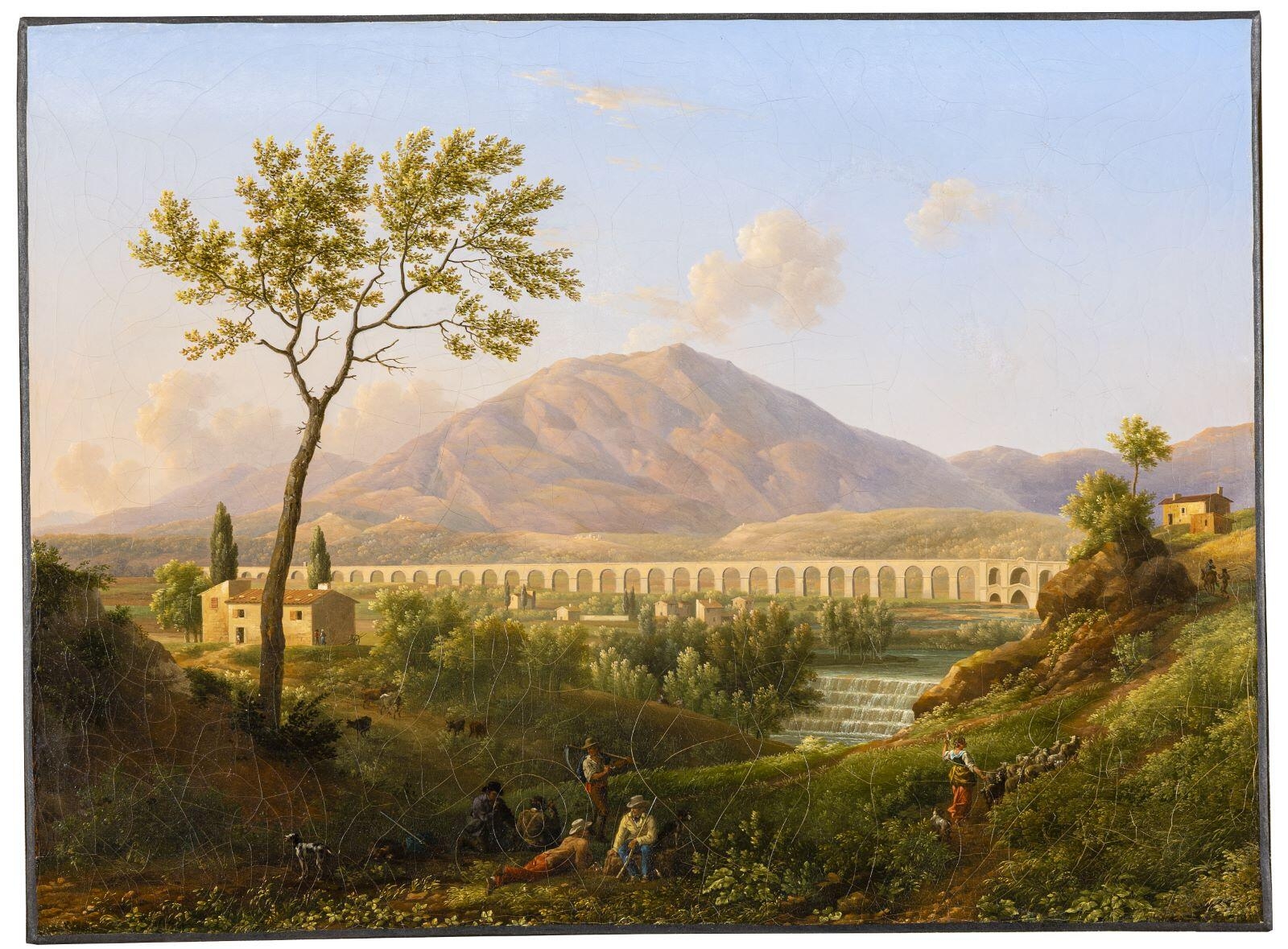 Vue de l'aqueduc de Carpentras, Jean Joseph Xavier Bidauld, 1809 vers