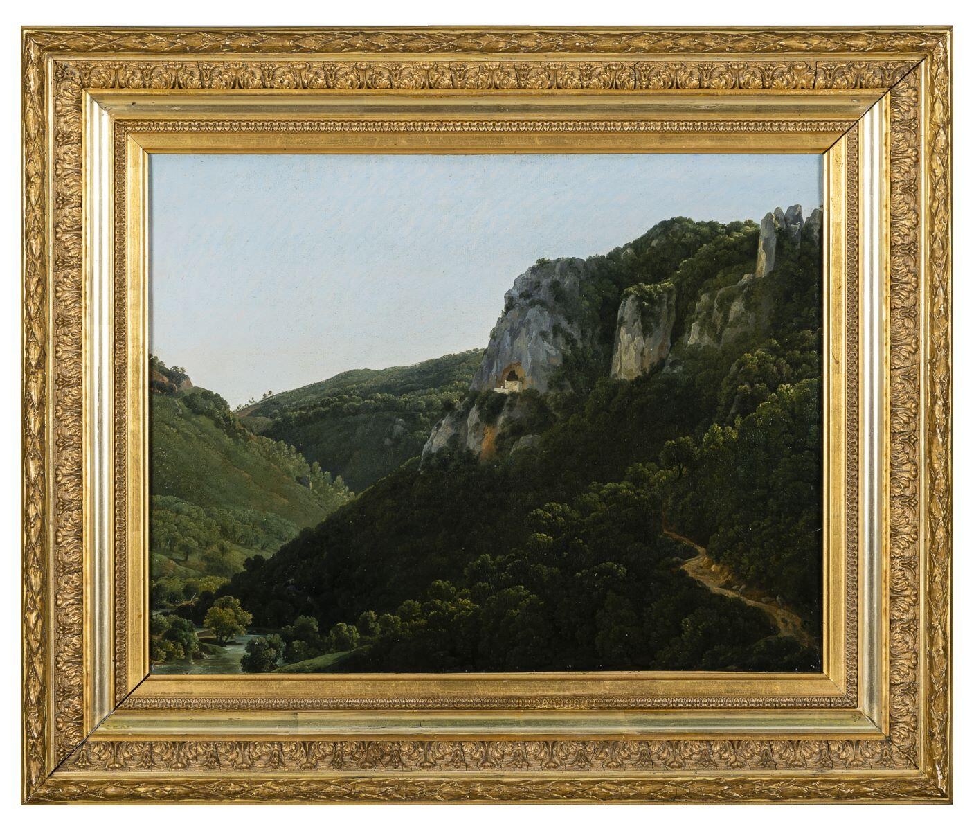 Paysage ; vue de la Nera ; Rocher près de Narni (ancien titre), Jean Joseph Xavier Bidauld, 1787