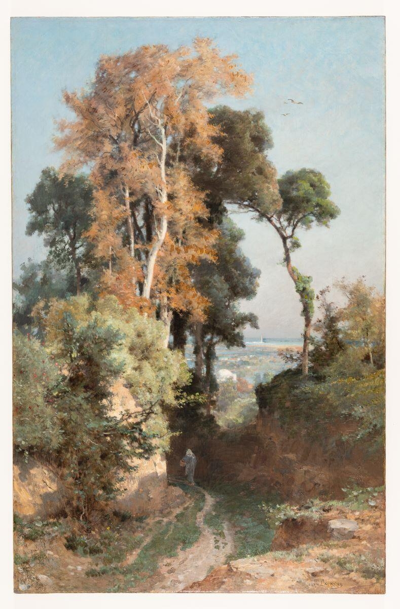Dans la campagne de Trébizonde (titre attribué), Jules-Joseph-Augustin Laurens, 1894