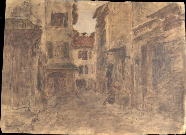 Vieille rue, Armand Charnay, 2e moitié 19e siècle
