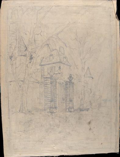Grille d'entrée du château de Gatellier_0