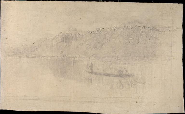 Barque sur une étendue d'eau_0