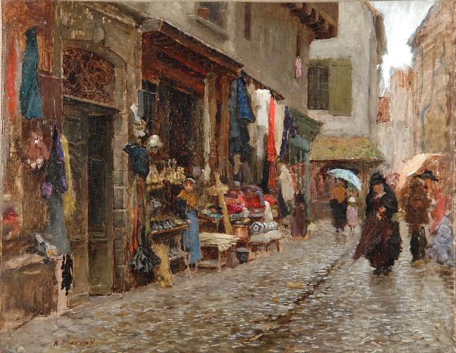La rue Marcenague, Aurillac (brûlée)_0