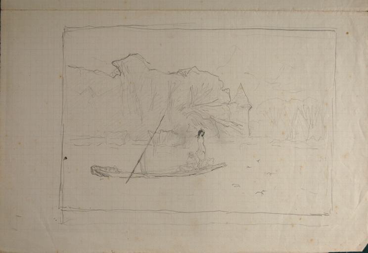 Etude pour une promenade en barque_0