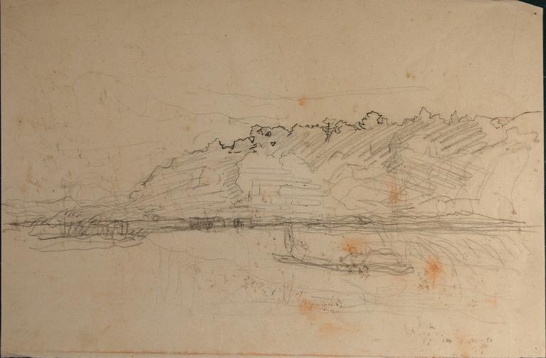 Barque sur un plan d'eau (recto)_0