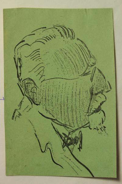 Caricature du docteur Pic, Paul Bonnet, 1900-1950