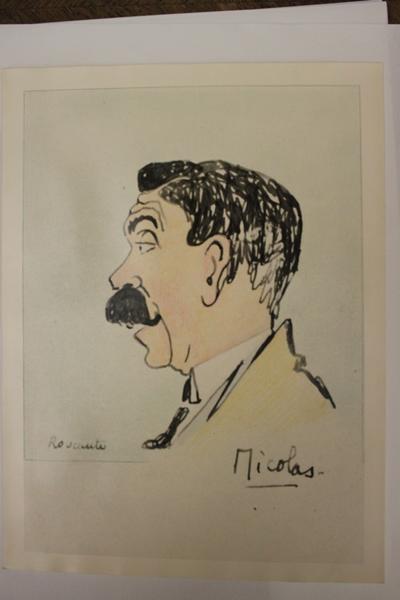 Caricature de Nicolas, Louis Roucaute, 1900-1950