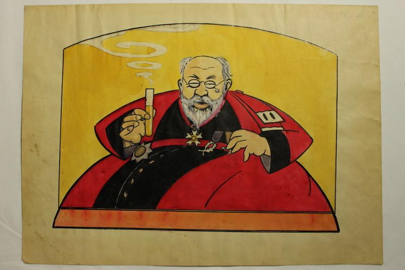 Caricature de Joseph Teissier, Jean Duclos, 1900-1950