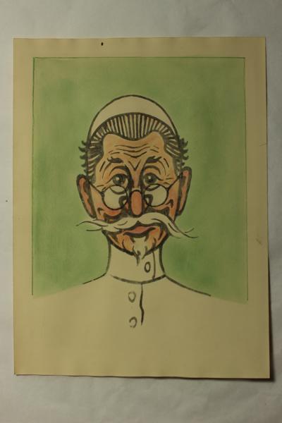 Caricature de Xavier Delore, Jean Duclos, 1900-1950